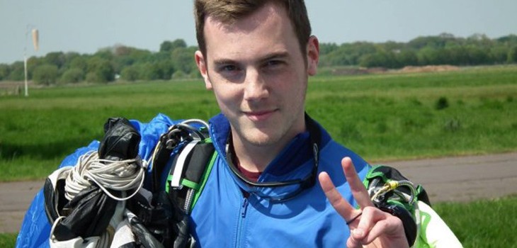 bisexual skydiver Dan Cope