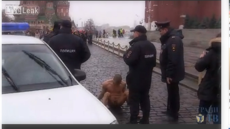 Pussy Riot fan, Pyotr Pavlensky