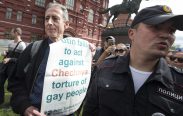 Peter Tatchell Arrested